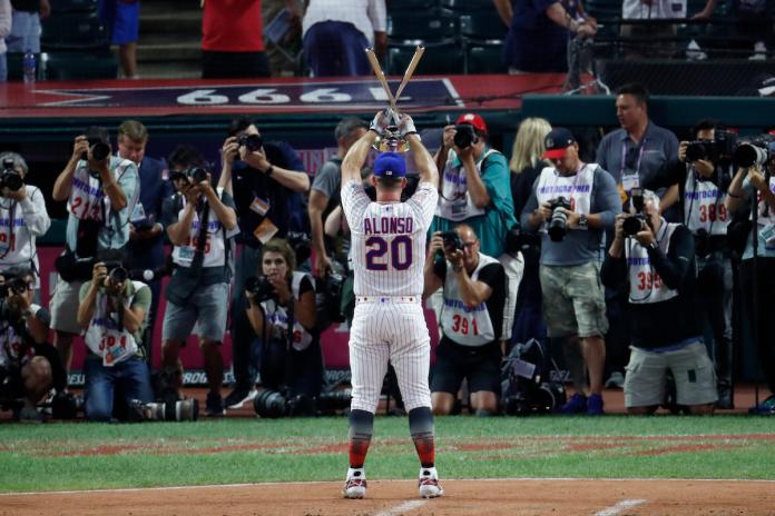 全壘打大賽衛冕冠軍Pete Alonso。   圖／美聯社／達志影像