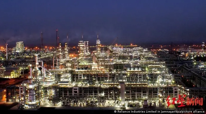印度的賈姆納格爾是全球最大的煉油廠。   圖 : 翻攝自紅星新聞
