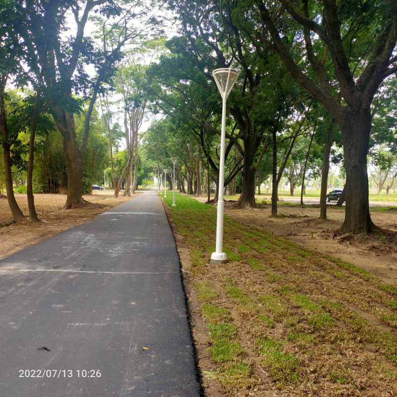 仁武地區新添一塊綠地。   圖：高雄市政府提供
