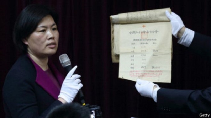《南京大屠殺檔案》入選聯合國教科文組織世界記憶名錄後，日本屢次提出抗議。   圖：翻攝自BBC中文網