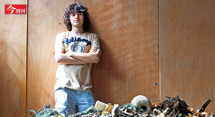 22歲的海洋垃圾終結者柏楊．史萊特（Boyan Slat）。   圖：今周刊提供