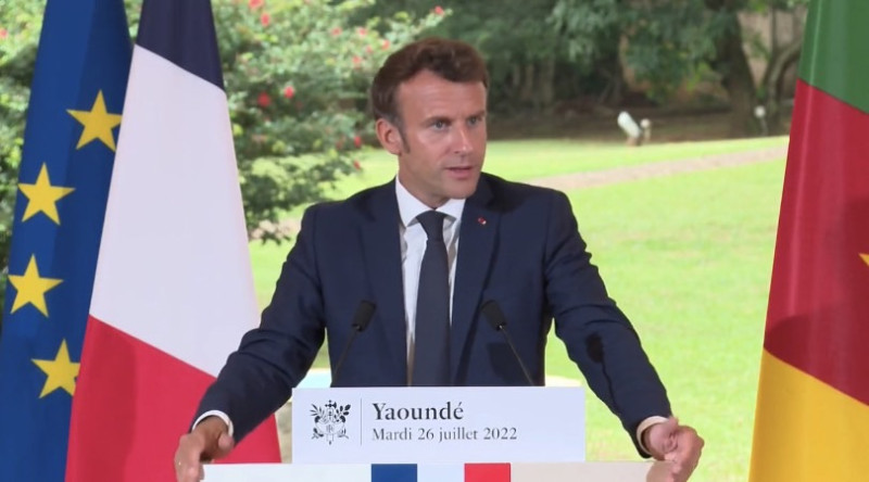 法國總統馬克宏。   圖：擷取自Emmanuel Macron推特