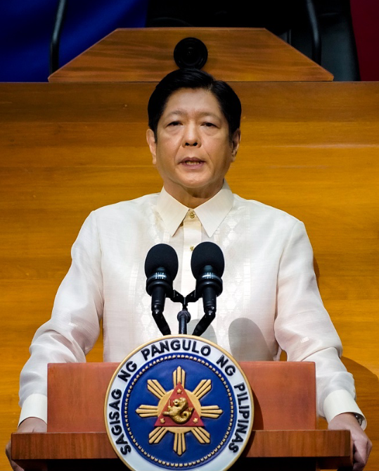  菲律賓總統小馬可仕（Ferdinand Marcos Jr.）。 圖：取自Wikipedia（資料照）。 