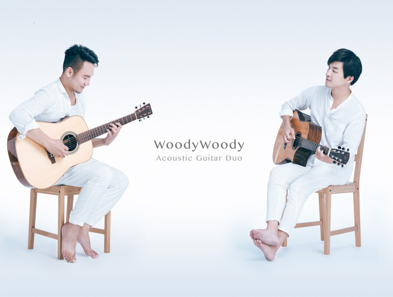 Woody Woody-最自然的吉他二重奏樂團。   圖：Woody Woody提供