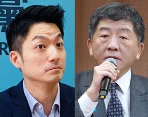 台北市長參選人蔣萬安（左）、陳時中（右）。   圖：新頭殼合成（資料照）