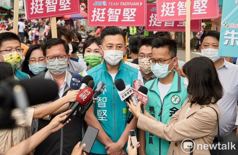 林智堅表示，裴洛西不畏懼中國的威脅與打壓訪台，展現美台關係堅若磐石。   圖：林昀真／攝
