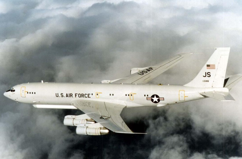 E8C 戰場指揮飛機。   圖：翻攝自美國空軍