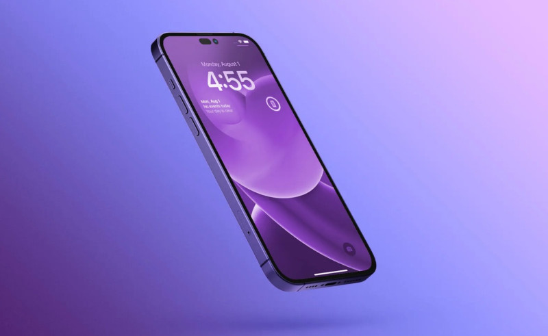 據傳今年iphone將有「紫色」，網路上早有許多渲染圖傳出。   圖﹔翻攝自9to5mac