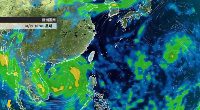 「木蘭」颱風今日生成。   圖：翻攝自氣象達人彭啟明臉書