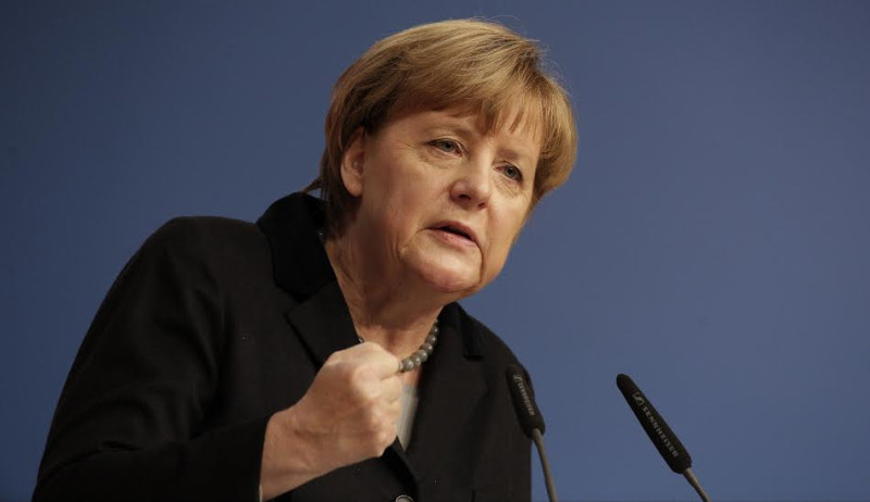 德國總理梅克爾宣布第4度參選總理，最新民調顯示，55%的德國人支持她續任。   圖：德國基督教民主聯盟提供