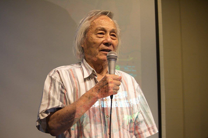 當年二七部隊部隊長鍾逸人，今年已經96歲了。   圖：翻攝自陳彥斌臉書。