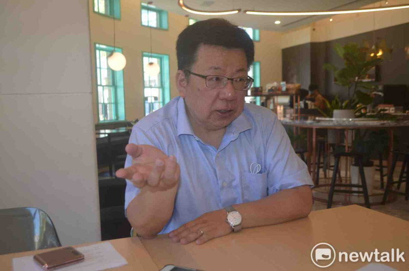 李俊俋表示，黨內同志的支持，就是他最大的優勢。   圖：蔡坤龍/攝