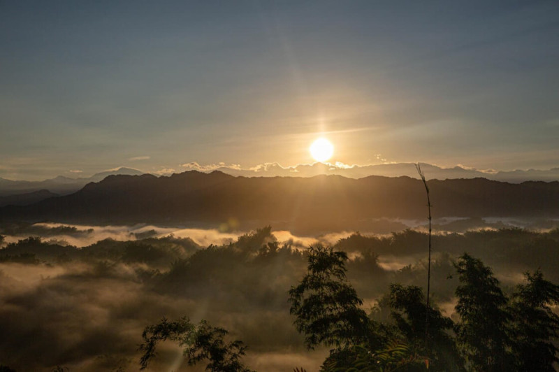 台南二寮明年第一道曙光曙光時間在清晨5點17分。   圖：西拉雅國家風景區管理處/ 提供（資料照）