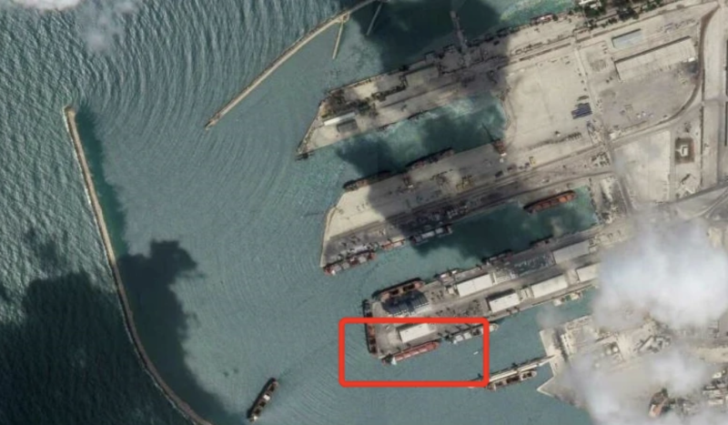  Razoni 貨輪近期被發現靠港在敘利亞。   圖：翻攝自財聯社