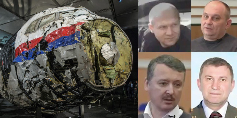 馬航MH17被擊落，檢方起訴3俄羅斯人與1烏克蘭籍公民，荷蘭法官17日判處3名嫌犯無期徒刑。   圖：翻攝推特