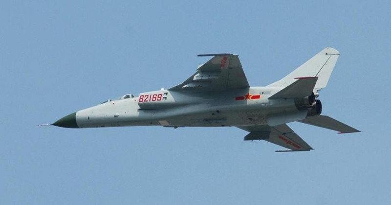 解放軍殲轟-7戰機。(同型機)   圖：翻攝維基百科/公有領域