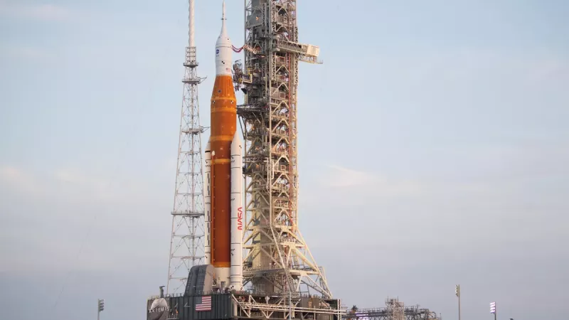 NASA預計在29日發射阿提米絲1號火箭。   圖：翻攝自NASA