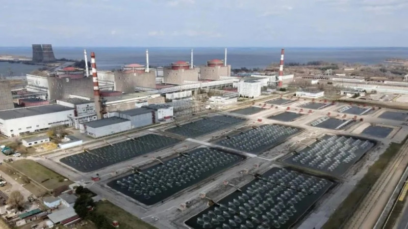 烏克蘭扎波羅熱核電廠。   圖：翻攝自直新聞（資料照）