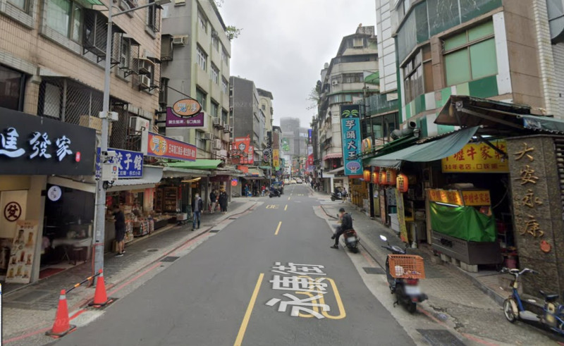 「台北的永康街」今年也入榜全球最酷街道，甚至排名第四。   圖：翻攝自Google maps