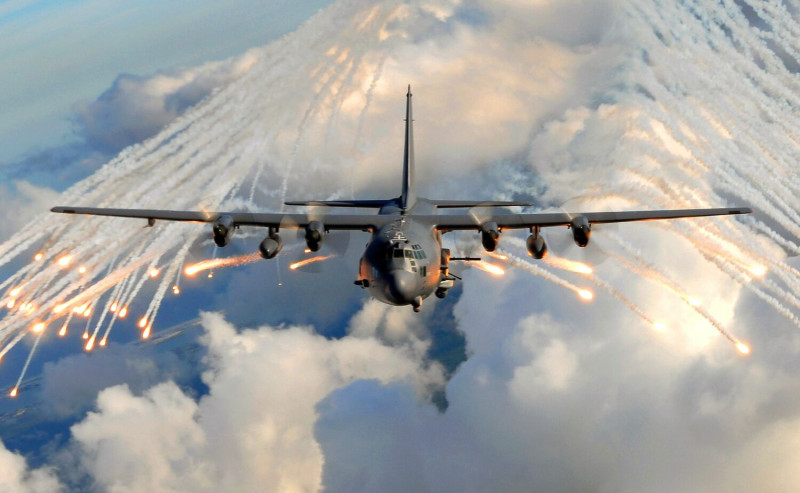 AC-130U空中砲艇。   圖：翻攝自維基百科（資料照）