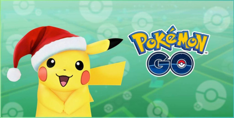 《Pokemon GO》官方表示，為了一同慶祝聖誕節，從13日開始至29日，世界各地將出現頭戴「聖誕帽」的超萌皮卡丘。   圖：翻攝自《Pokemon GO》臉書