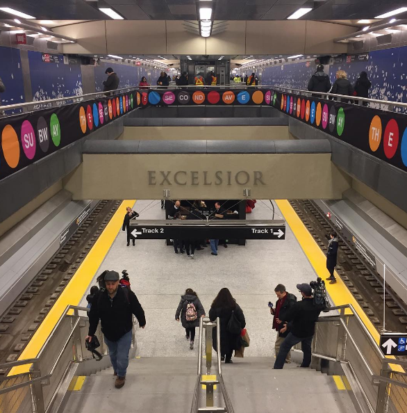 紐約地鐵新開通的是現有Q線的延伸，新增了第72街、86街和96街3站，圖中為第96街站。   圖：翻攝自secondavesagas.com