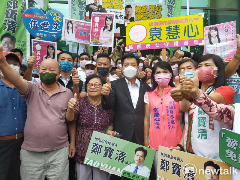 鄭寶清表示要發起「新黨外運動」，讓台灣留下民主的火種，讓台灣能有機會再次發光發亮。   圖：林昀真/攝