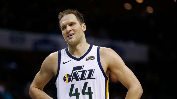 爵士射手Bojan Bogdanovic。   圖／美聯社／達志影像