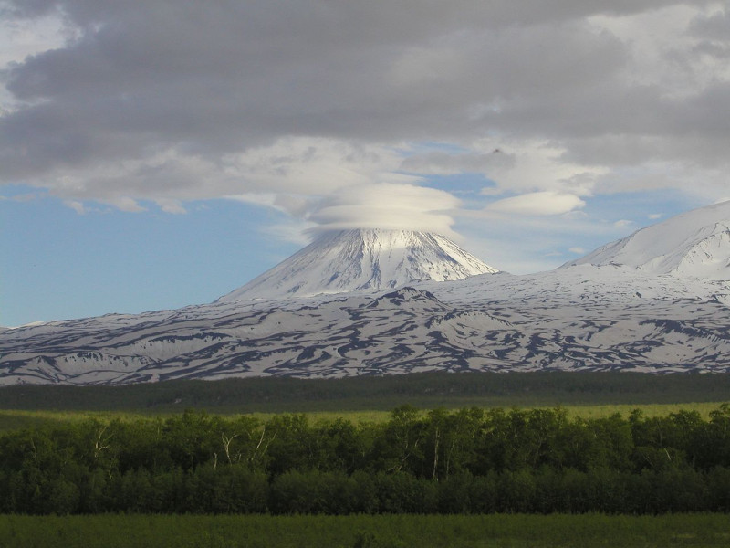 克柳切夫火山( Klyuchevskaya Sopka )   圖: 翻攝自維基百科 