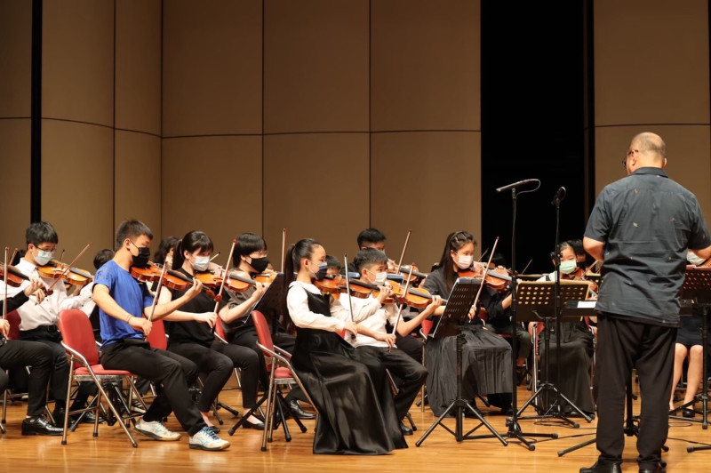 古典管弦樂團成員以在學學生為主。古典管弦樂團/提供