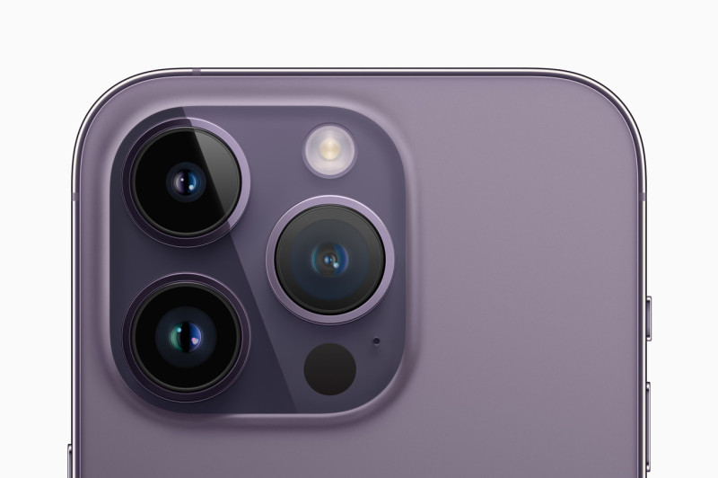 Iphone14 pro推出新色「深紫色」。   圖：取自蘋果官網