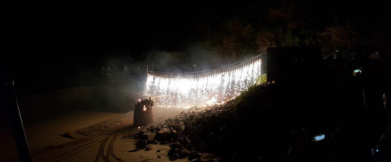 鐵板社區每年舉辦的燒塔活動最具代表性。   圖：取自馬祖國家風景區管理處