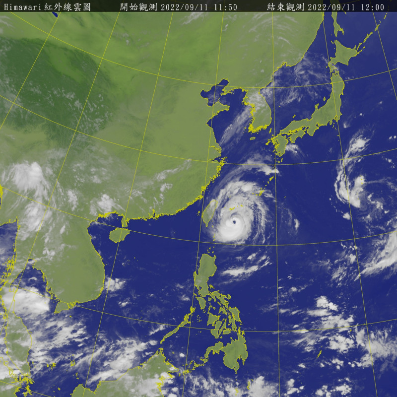 氣象局今天上午8時30分發布梅花颱颱海上警報。   圖：翻攝自中央氣象局