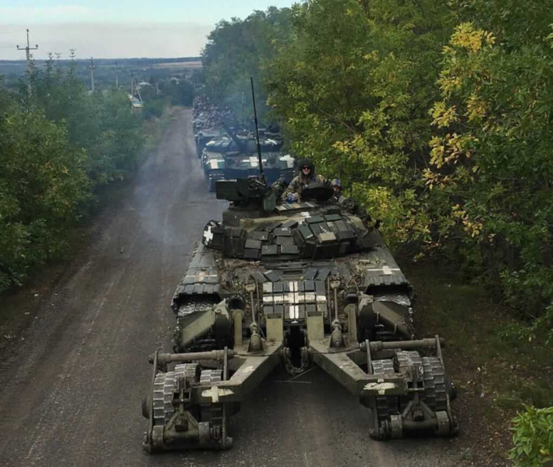 烏克蘭軍隊持續反攻，烏克蘭總統澤倫斯基（Volodymyr Zelensky）表示，在頓涅茨克的俄軍損失慘重。   圖：翻攝GeneralStaff.ua臉書（資料照）