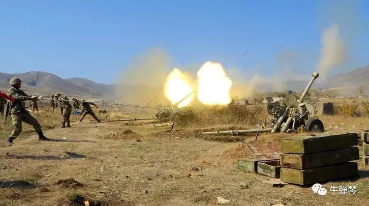 亞美尼亞、亞塞拜然軍隊砲火互轟。   圖 : 翻攝自牛彈琴
