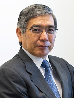 日本央行行長黑田東彥   圖：翻攝自維基百科