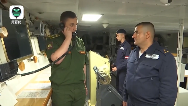 中俄海軍已在太平海水域展開第二次聯合巡航。   圖：翻攝自青蜂俠影片