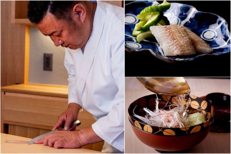 日本料理 一凛以米其林摘星的精湛手藝，提供發揮季節性食材的日式料理套餐。   圖：橋本幹造-日本料理 一凛／提供