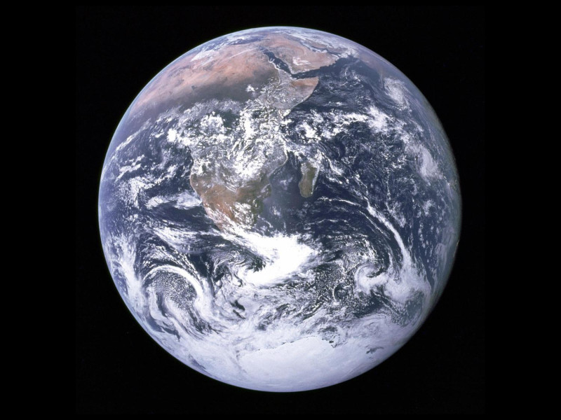 塞南率領的阿波羅17號，在1972年拍下這張藍色大理石地球，驚豔世人。   圖：翻攝NASA官網