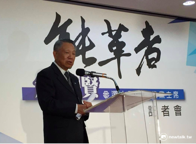 前國民黨副主席詹啟賢26日接受媒體專訪時直白表態，「2020要選總統，且不考慮作副手。」   圖：新頭殼資料照片