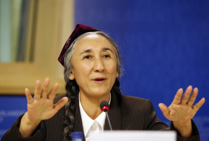 維吾爾人權領袖熱比婭日前接受台聯黨邀請，預計將於3月下旬訪台。   圖：達志影像/路透社資料照片   