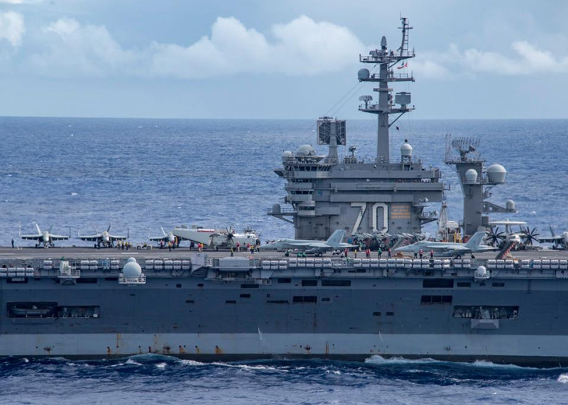 美國卡爾文森號航空母艦戰鬥群在臉書粉絲專頁上透露，作為太平洋部署的一部分，已經做好出發準備。   圖：翻攝卡爾文森號臉書/US NAVY/sean m. Castellano 