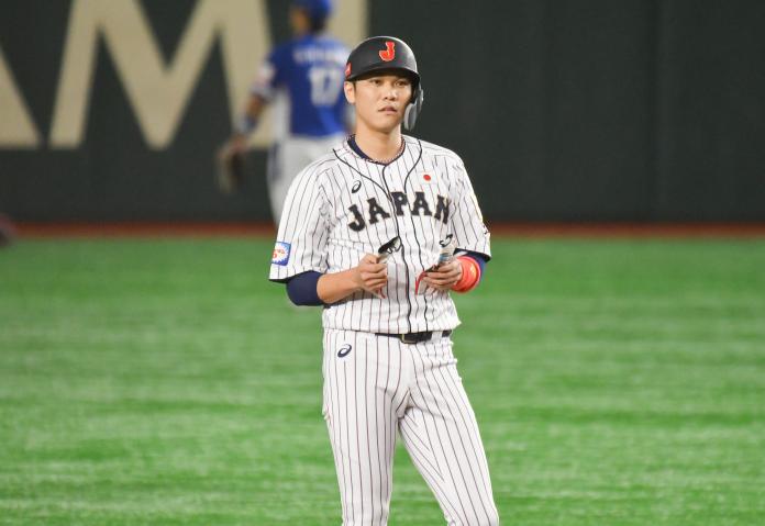 世界棒球12強，日本隊坂本勇人。   圖／記者葉政勳攝