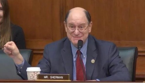 美國聯邦眾議員謝爾曼（Brad Sherman）   圖 : 翻攝自搜狐 (資料照片)