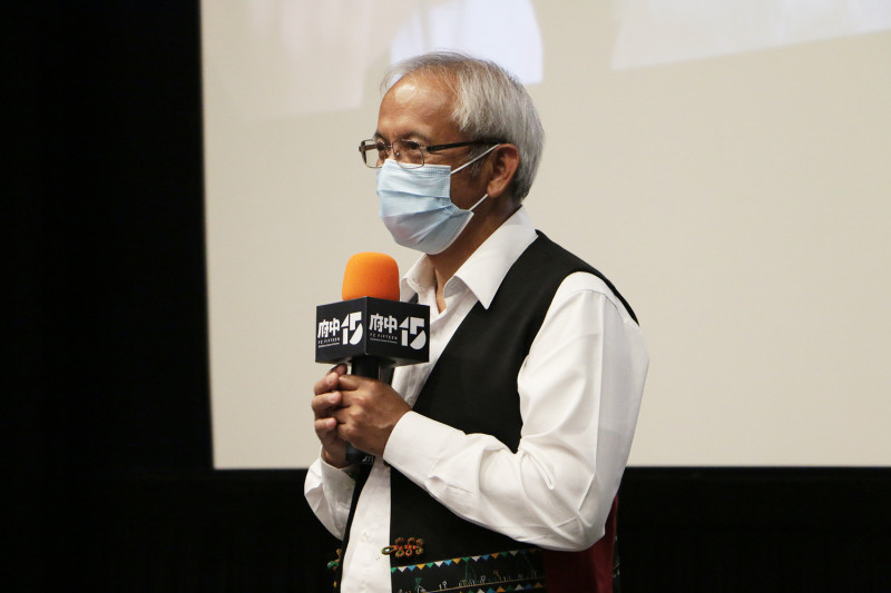 台灣原聲教育協會理事長馬彼得致詞。   圖：新北市文化局提供
