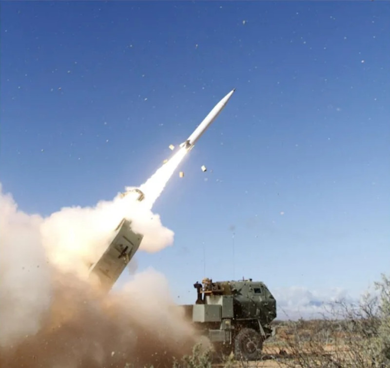 美國陸軍HIMARS系統試射射程可達1000公里「精確打擊飛彈」(PrSM)。   圖：翻攝US ARMY(資料照片)