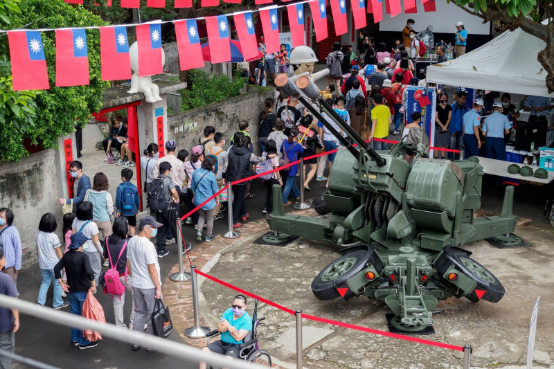 10月1日「北北基桃眷遊嘉年華」將展示空軍35快砲。   圖：新北市文化局提供