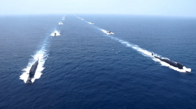 解放軍長征 18 號是中國海軍三型主戰艦艇之一。   圖: 翻攝自中國央視軍事官方微博