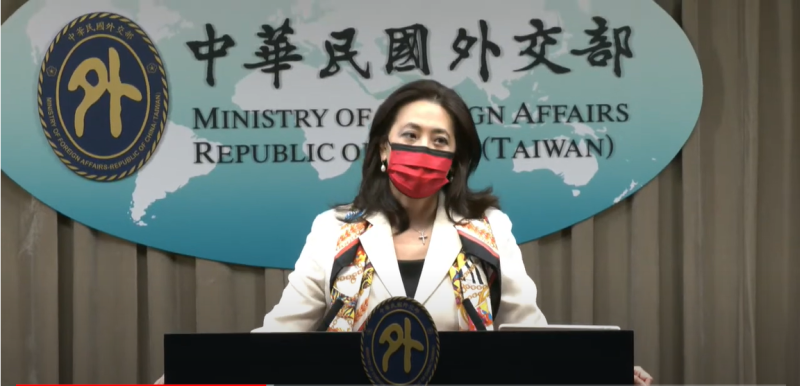 外交部發言人歐江安。   圖：擷自外交部直播影片（資料照）