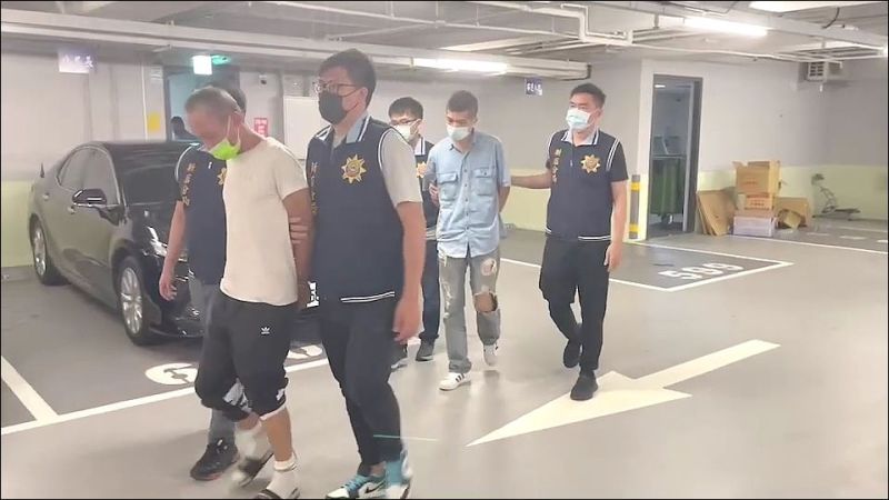 ▲警方獲報後，立刻循線逮捕2名砍人惡煞，並依殺人未遂移送台北地檢署偵辦。（圖／翻攝畫面）   